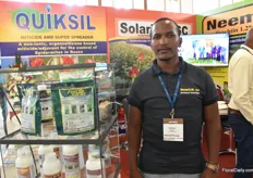 Twiga Chemicals was represented by Nathan Makori. Nathan promoted their pesticides, fertilizers and animal products.